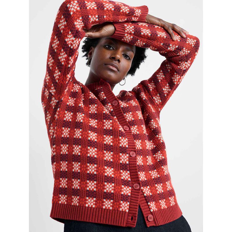 Seasalt Cornwall Kensa Cardigan - Circlet Deep Rust Chalk image number 2